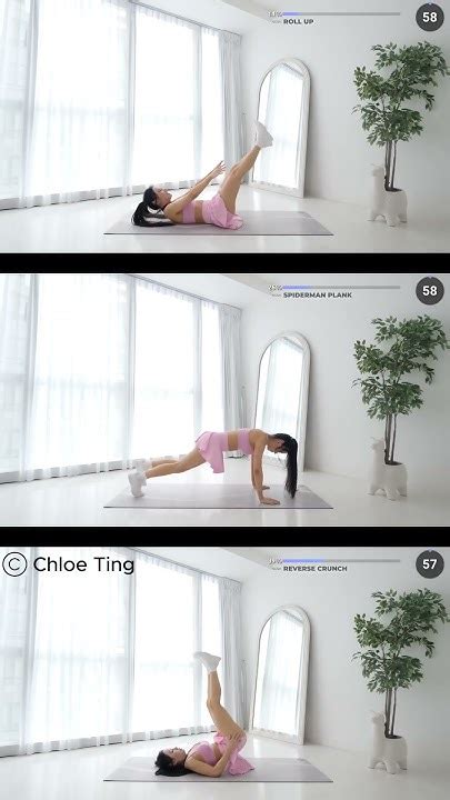 Chloe Ting Core Training Routine .